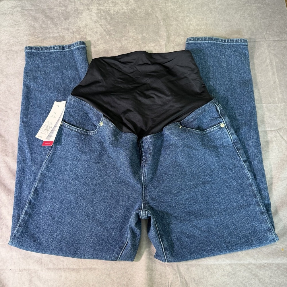 Isabel By Ingrid & Isabel Jeans Womens 2 Skinny Maternity Crossover Panel NWT
